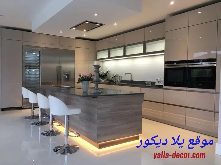مطابخ 2024 اشكال مطابخ ألمونتال و أكريلك 2025